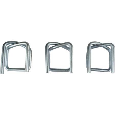 Encore Packaging Wire Buckle, HD, Galvanized, 3/4", PK1000 P34WB3-GA